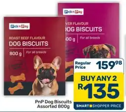 Pick n Pay Hypermarket PnP Dog Biscuits Assorted 800g offer