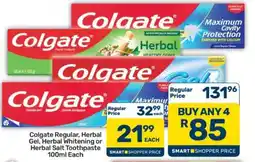 Pick n Pay Hypermarket Colgate Toothpaste offer