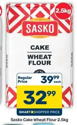 Pick n Pay Hypermarket Sasko Cake Wheat Flour 2.5kg offer