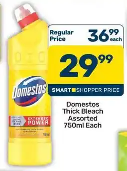 Pick n Pay Hypermarket Domestos Thick Bleach Assorted 750ml offer