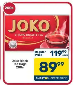 Pick n Pay Hypermarket Joko Black Tea Bags 200s offer