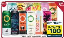 Pick n Pay Hypermarket Switch Energy Drink Assorted 500ml offer