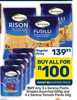 Pick n Pay Hypermarket Serena Pasta and Tomato Paste offer