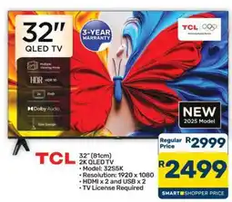 Pick n Pay Hypermarket TCL 32 QLED TV offer