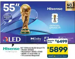 Pick n Pay Hypermarket Hisense 55 (139cm) QLED Smart TV offer