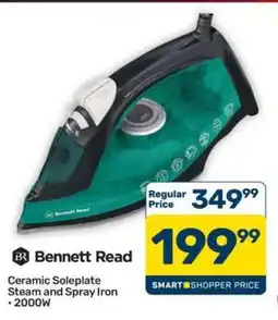 Pick n Pay Hypermarket Bennett Read Ceramic Soleplate Steam and Spray Iron offer