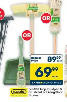Pick n Pay Hypermarket Eco Wet Mop, Dustpan & Brush Set or Living Floor Broom offer