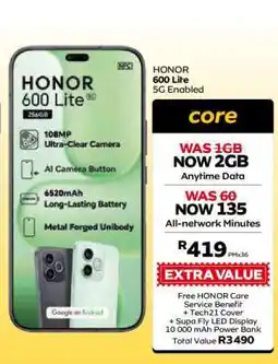 MTN HONOR 600 Lite offer
