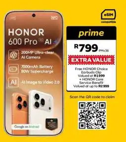 MTN HONOR 600 Pro offer