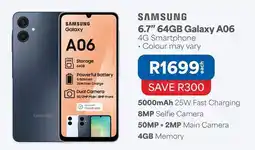OK Furniture Samsung - 6.7 64gb galaxy a06 4g smartphone offer