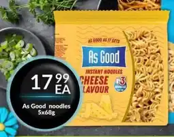 Super Save As Good noodles offer