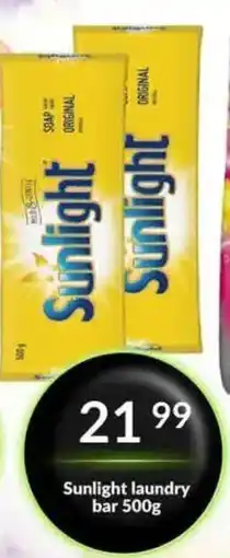 Super Save Sunlight laundry bar offer