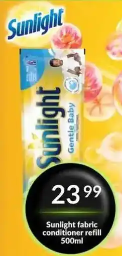 Super Save Sunlight fabric conditioner refill offer