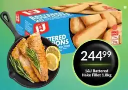Super Save 1&J Battered Hake Fillet offer