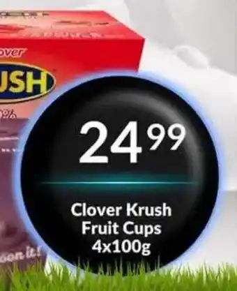 Super Save Clover Krush Fruit Cups offer