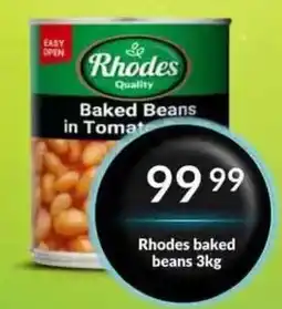 Super Save Rhodes baked beans offer