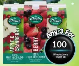 Super Save Rhodes juice offer