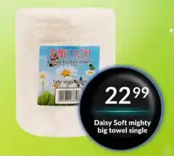 Super Save Daisy Soft mighty big towel single offer