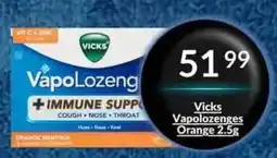 Super Save Vicks VapoLozenges Orange offer