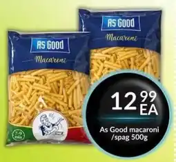 Super Save As Good macaroni offer