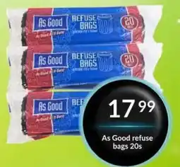 Super Save As Good refuse bags offer
