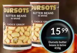 Super Save Dürsots butter beans in brine offer