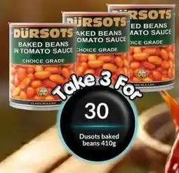 Super Save Dusots baked beans offer