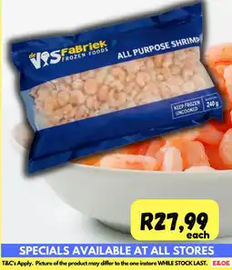 Die Visfabriek de VOS Fabriek All Purpose Shrimp offer