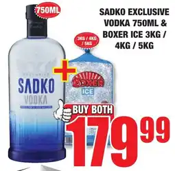 Boxer Liquors SADKO VODKA & BOXER ICE offer