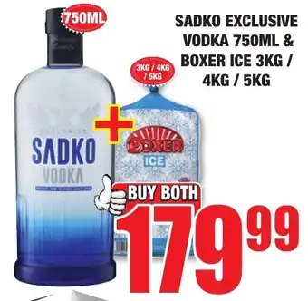 SADKO VODKA & BOXER ICE