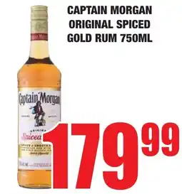 Boxer Liquors Captain Morgan Original Spiced Gold Rum offer