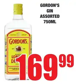 Boxer Liquors Gordon's Gin Assorted offer