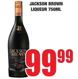 Boxer Liquors Jackson Brown Liqueur offer