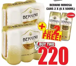 Boxer Liquors BERNINI MIMOSA offer