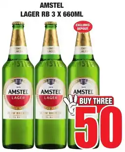 Boxer Liquors AMSTEL LAGER offer