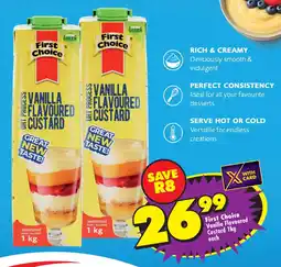 Shoprite First Choice Vanilla Flavoured Custard offer