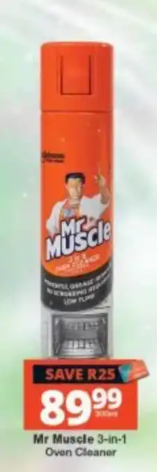 Mr Muscle 3-in-1 Oven Cleaner