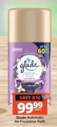 Checkers Glade Automatic Air Freshener Refill offer