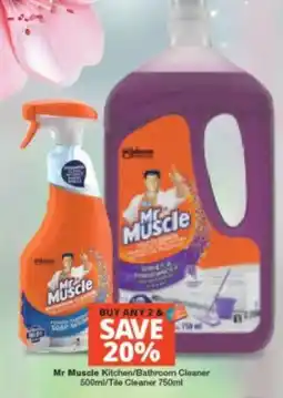 Checkers Mr Muscle Kitchen/Bathroom Cleaner offer