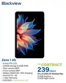 Incredible Connection Blackview Zeno 1 4G offer