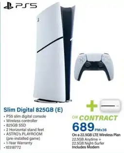 Incredible Connection PS5 Slim Digital 825GB (E) offer