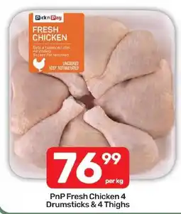 Pick n Pay Liquor PnP Fresh Chicken 4 Drumsticks & 4 Thighs offer