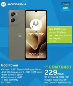 Incredible Connection motorola moto g06 offer