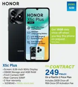 Incredible Connection HONOR X5c Plus offer