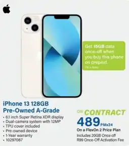 Incredible Connection iPhone 13 128GB offer