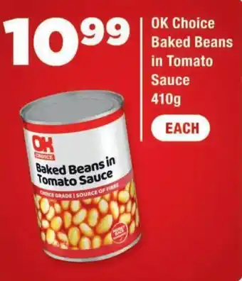 OK Choice Baked Beans in Tomato Sauce
