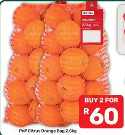 Pick n Pay Liquor PnP Citrus Orange Bag offer