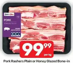 Pick n Pay Liquor Pork Rashes Plain or Honey Glazed Bone-in offer