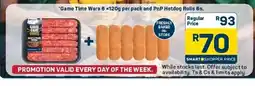 Pick n Pay Liquor Game Time Wors offer