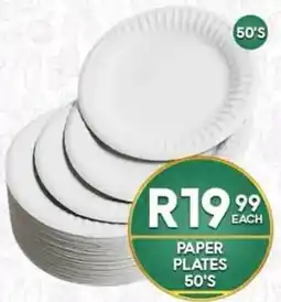 Take 'n Pay Paper Plates offer